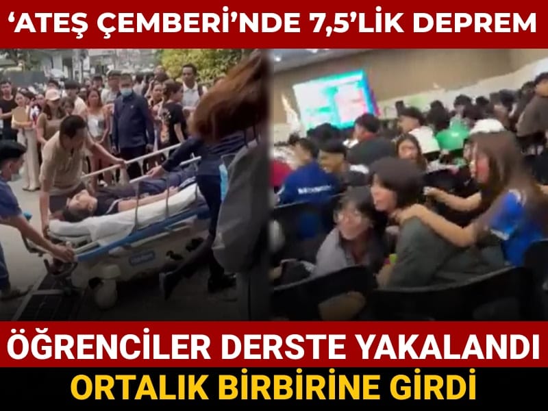 ates cemberinde 75lik deprem ogrenciler derste yakalandi ortalik birbirine girdi wgLOtEOA