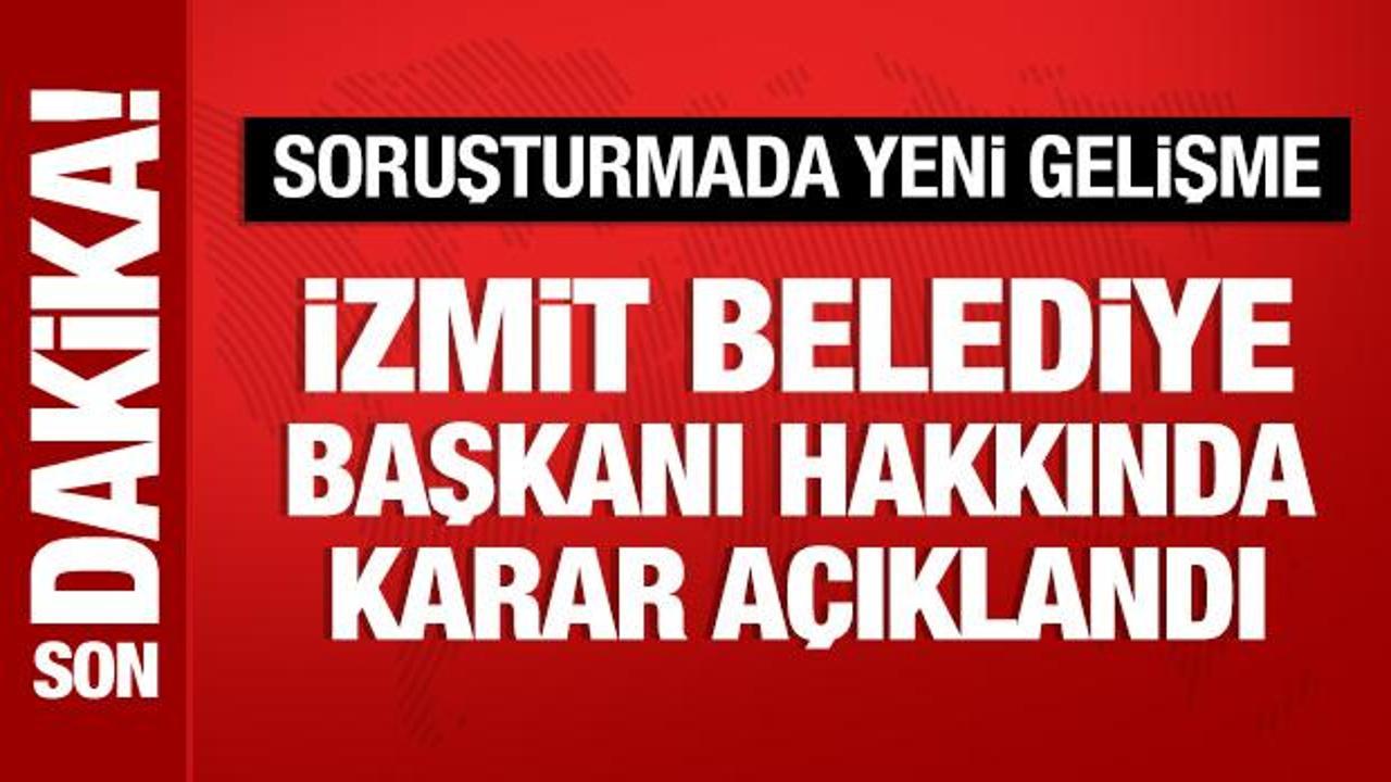 Izmit belediye baskani dahil 20 supheli tutuklandi ifMSubje